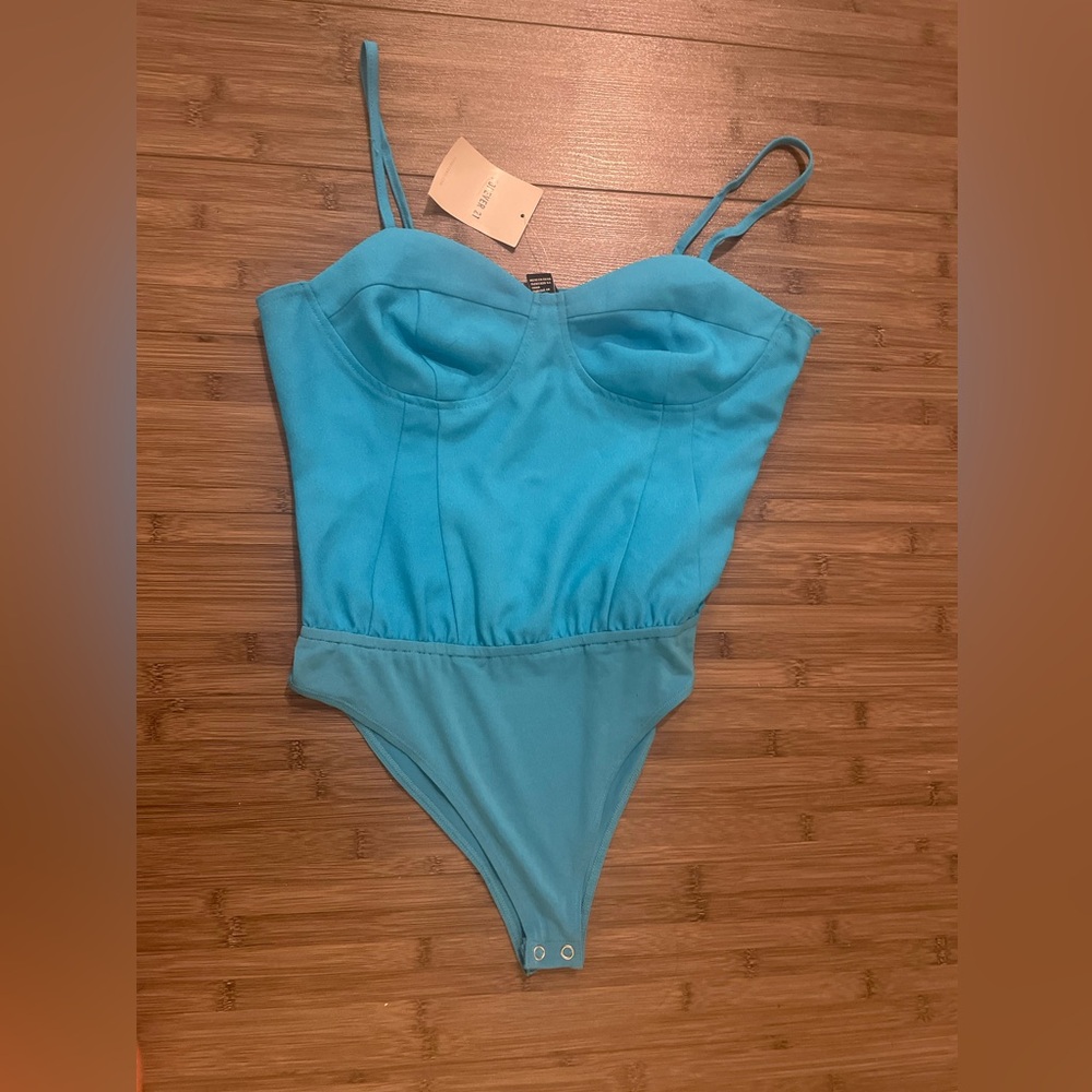 Brand new blue bodysuit